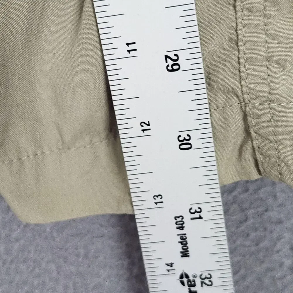 The North Face Pants Mens 32x30 Beige Cordura Nylon Hiking Cargo Stow Belted